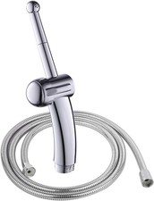 Handheld Bidet Toilet Sprayer, ABS Bathroom Sprayer Set, Baby Silver