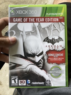 Batman ARKHAM CITY Game of the Year Edition (Xbox 360) NEW SEALED Y-FOLD W/UPC!