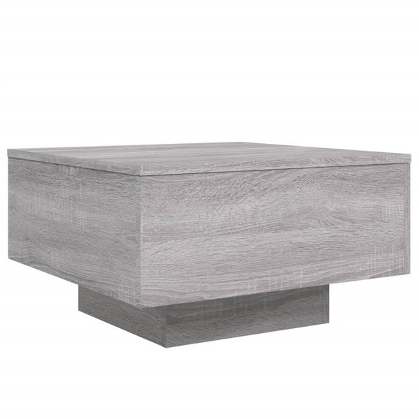 Couchtisch Grau Sonoma 55X55X31 Cm Spanplatte Sofatisch Kaffeetisch-image