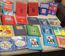 VINTAGE POSTAL POSTAGE STAMP COLLECTION 20 ALBUMS BOOKS 