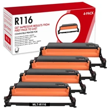 4 PACK MLT-R116 Imaging Drum Unit For Samsung 116 Xpress M2875FD M2875FW M2675FN