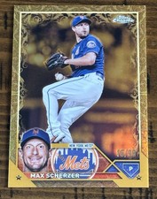 Max Scherzer 15/99 - 2023 Topps Gilded Collection - #28 - Mets