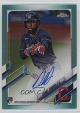 2021 Topps Chrome Rookie Aqua Refractor 116/199 Daniel Johnson #RA-DJO Auto w5b