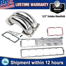 3.5 Intake Manifold Elbow Grid Heater Plenum For Ram 6.7l 07-18 Turbo Diesel 3.5 Intake Manifold Elbow Grid Heater Plenum For Ram 6.7l 07-18 Turbo Diesel