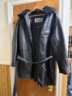 Pelle Studio Wilsons Leather Jacket Mens Large Removable Thinsulate Belted