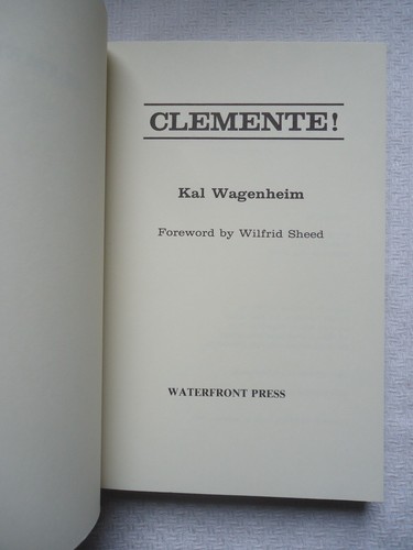 Clemente! by Kal Wagenheim (1984, Paperback, Reprint) Roberto Clemente Pirates - Picture 2 of 3