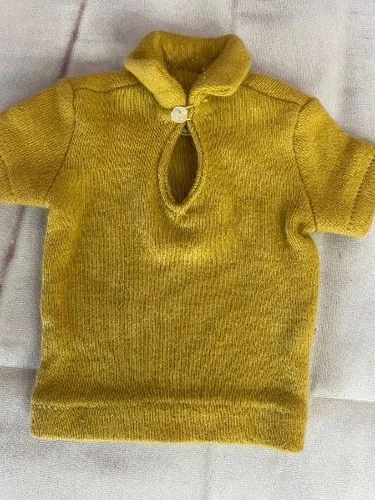 VINTAGE KEN Pak Shirt Olive Green Polo Shirt TM TAG BEAUTIFUL COND! 1962 MATTEL