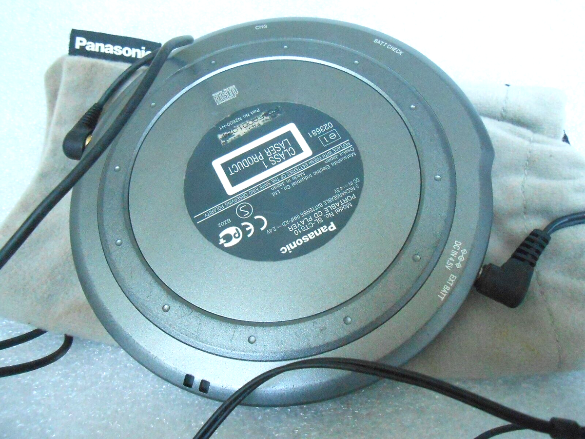 Panasonic SL-CT810 # CD Player | Silver | CD | Discman | Japan Panasonic SL-CT810 # CD Player | Silver | CD | Discman | Japan