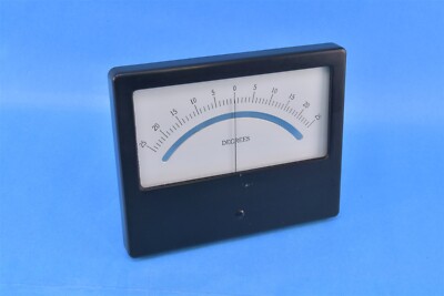 AN/FPS-85 Phased Array Radar System Panel Meter 0-25 Degrees 