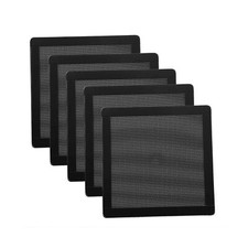 5Pck 120mm PVC PC Computer Case Fan Dust Filter Mesh Cover Grills Magnetic Frame