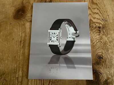 CARTIER Dosier de prensa - TANK CHINO - Modelo grande - Colección joyería