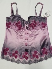 Pure luxury: Argentovivo corset, bustier Pashas, size 75, lilac, new  tags 319.00