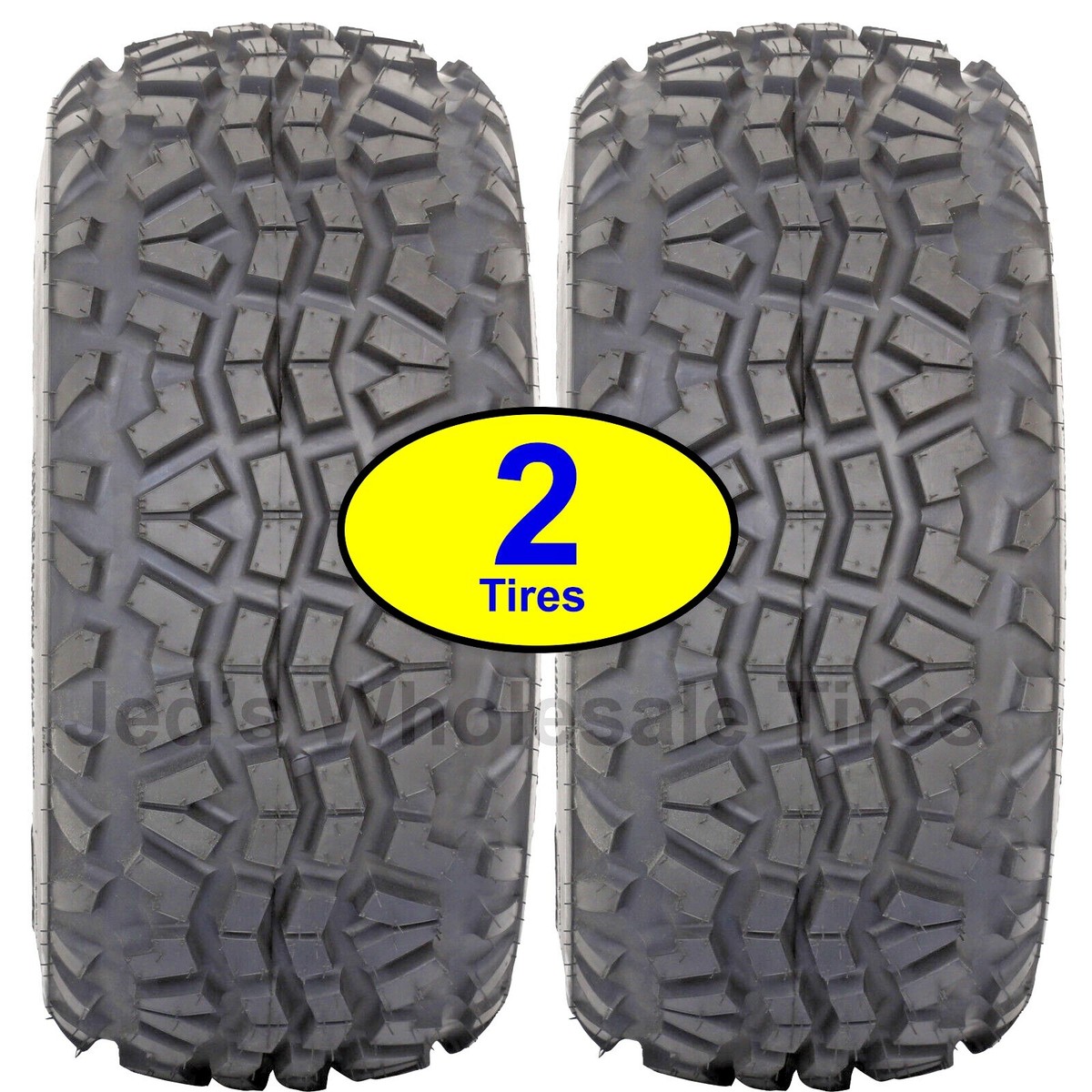 2) 23x1100-10 23/1100-10 8ply ATV TIRE OE some Kawasaki Mule