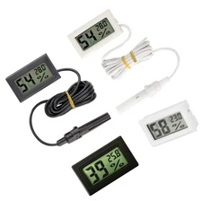 Digital LCD Indoor Temperature Humidity Meter Thermometer Hygrometer NEW
