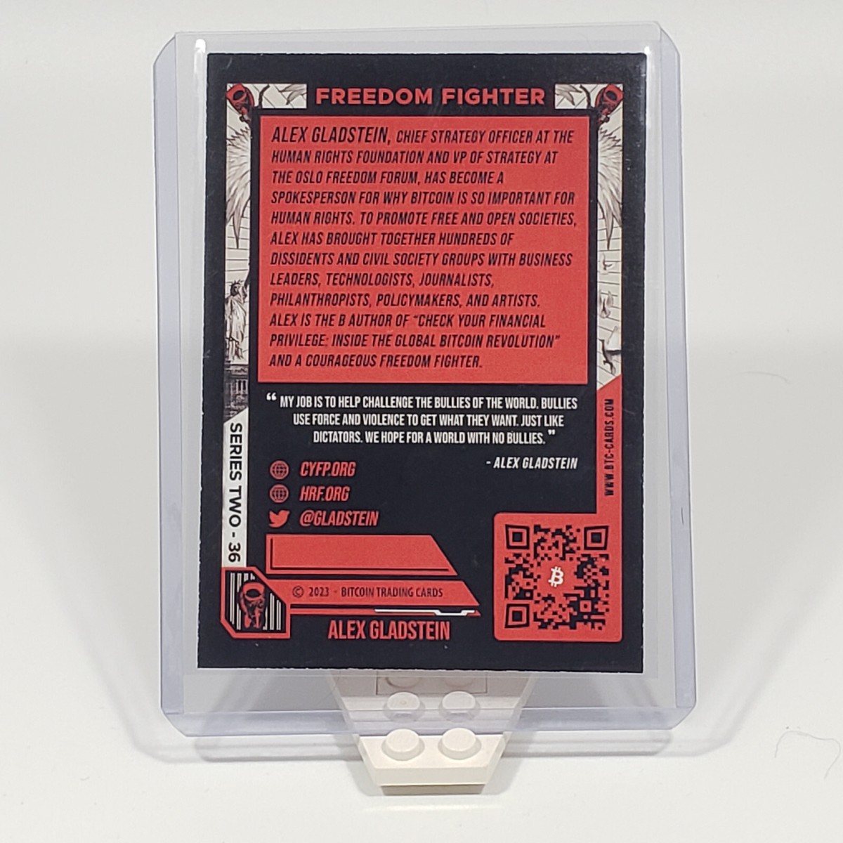 2023 Bitcoin Trading Cards / Series 2: Alex Gladstein - Card #36