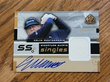 2003 SP Game Used Signature Shirts / Auto #F9S-CM Colin Montgomerie - 200/375!