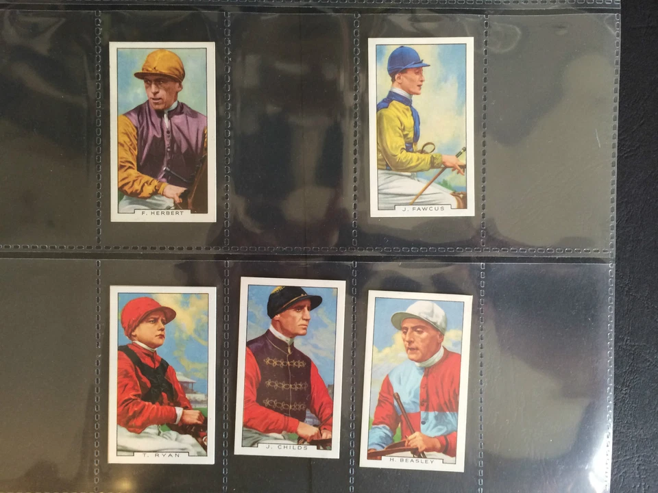 GALLAHER - FAMOUS JOCKEYS 1936 (BLUE) (G) ***PICK THE CARDS YOU NEED*** - Image 4 of 4