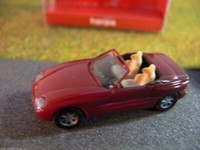1/87 Herpa Bmw Z1 Cabrio Weinrot 020749
