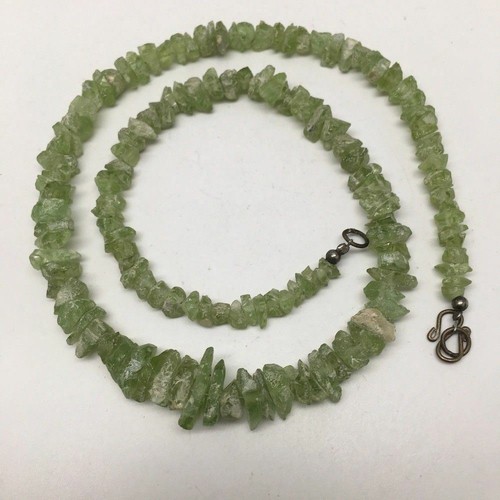 34.8 Grams, Small Natural Rough Green Peridot chips Beads Strand @Pakistan,TB96 - Picture 3 of 5