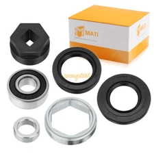 For Yamaha Raptor 350 660 700 Steering Stem Bearing Seal Holder Nut Collar Kit 