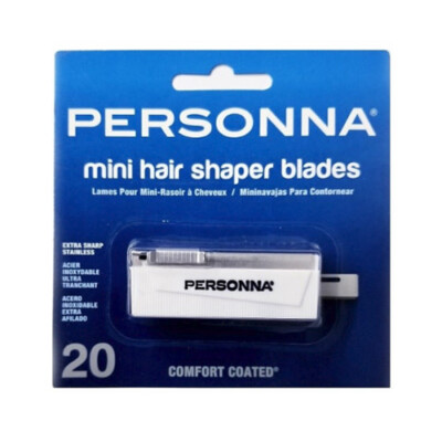 Personna Mini Hair Shaper Blades Comfort Coated 20pcs BP8900B