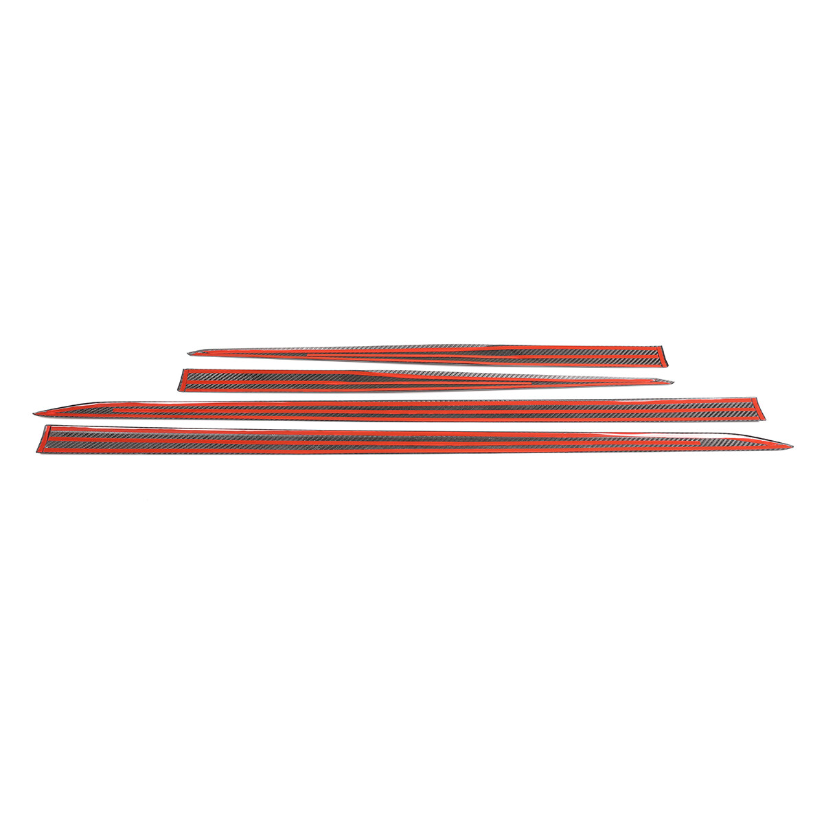 Real Carbon Fiber For LAMBORGHINI URUS 18-22 Door Side Body Molding Trim Strips