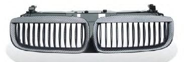 Front Chrome & Black Kidney Grille For 2002-2005 BMW E65 7-Series 745i/745Li | Direct Replacement 6 thumbnail image