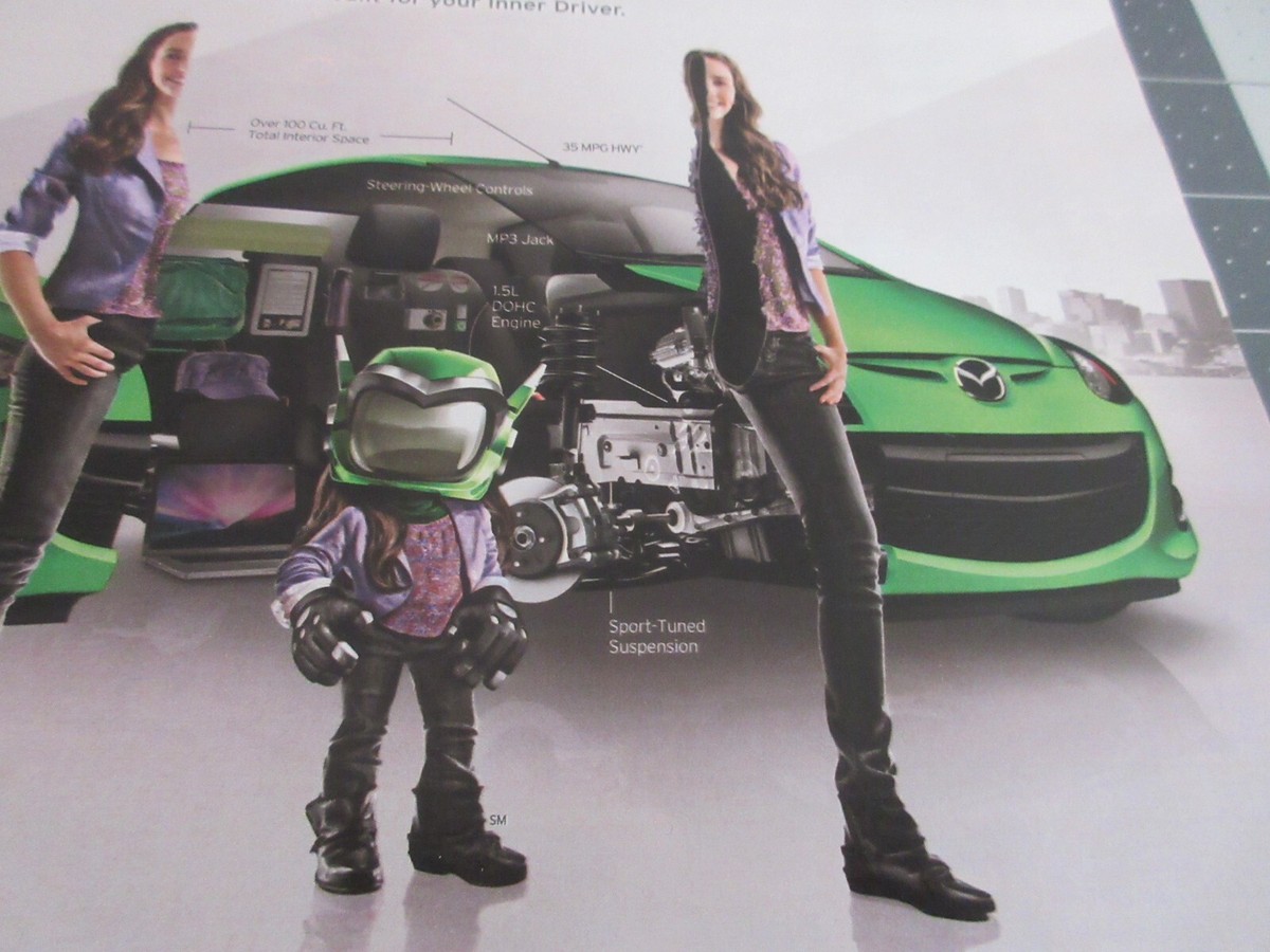 2011 Mazda 2, Zoom-Zoom Concentrated, 2- Page Print Ad | eBay