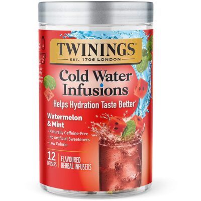 Twinings Cold Infuse Flavored Water Enhancer, Watermelon & Mint