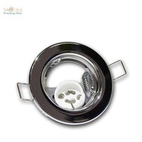 3 X GU10 Einbaustrahler Einbaurahmen Chrom Einbauleuchte Gu 10 230V FüR Decken