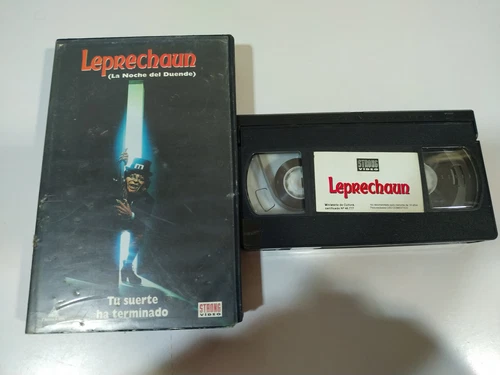 Leprechaun The Night Of The Goblin Mark Jones Terror - VHS Tape Spanish