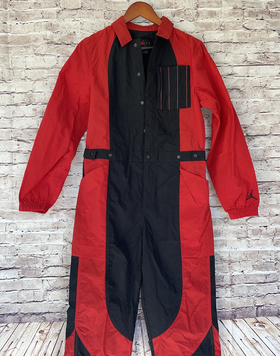 NEW Air Jordan Women's Essential Varsity Jumpsuit DJ2626-636 - Red