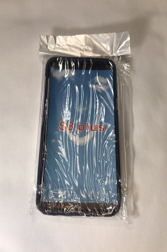 Blue W/ Silver Trim Samsung Galaxy S8 + Plus Cell Phone Case New In Box - Zdjęcie 13 z 23