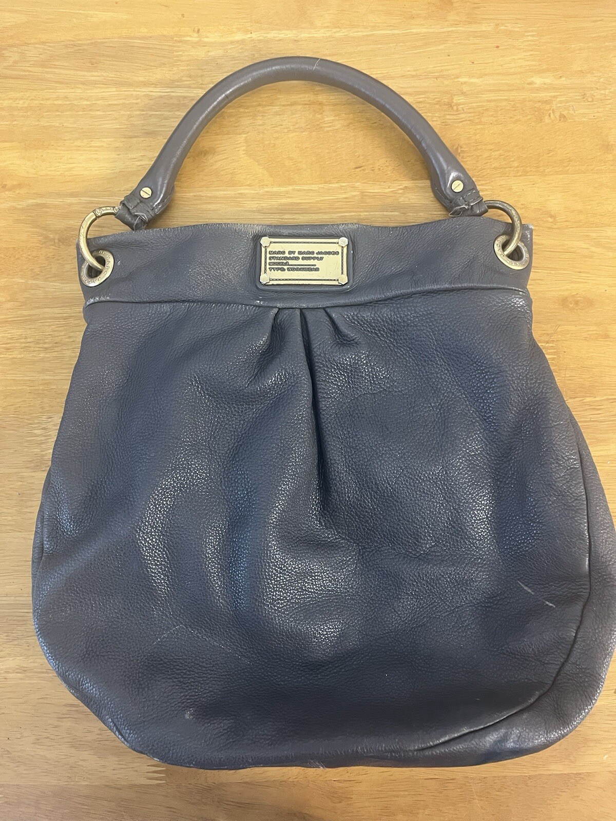 Marc Jacobs Purse Leather Satchel Shoulder Bag Handbag Hi Quality Thick Leather
