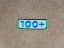 GIRL SCOUT PATCH, COOKIE 100 BOXES SOLD