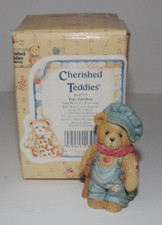 Cherished Teddies Tiny Ted Bear With Crutch God Bless Us Everyone Figure 614777