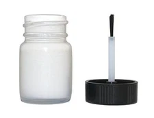 White Automotive Gauge Cluster Needle Paint Bottle with Brush