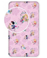 DISNEY PRINCESS SINGLE FITTED SHEET CHILDREN'S BEDDING 100 COTTON PINK