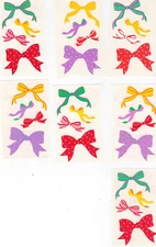 Vintage Mrs Grossman Stickers 1991 Ribbons & Bows Plus Misprint Error Stickers