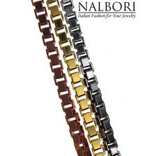 Collana catenina veneziana in argento 925 rodiato oro giallo bianco rosa rutenio