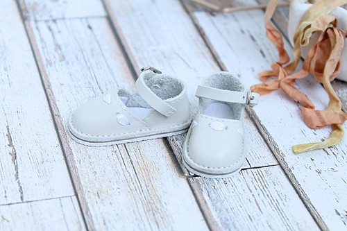 Zapatos blancos estilo Mary-Jane para Little Darling - Imagen 3 de 8