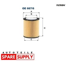 ÖLFILTER FÜR PEUGEOT 2008 208 3008 301 FILTRON OE 667/6