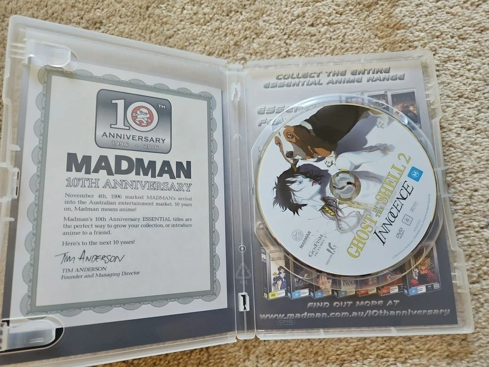 Ghost In The Shell 2 Innocence DVD Region 4 - image 3 of 3