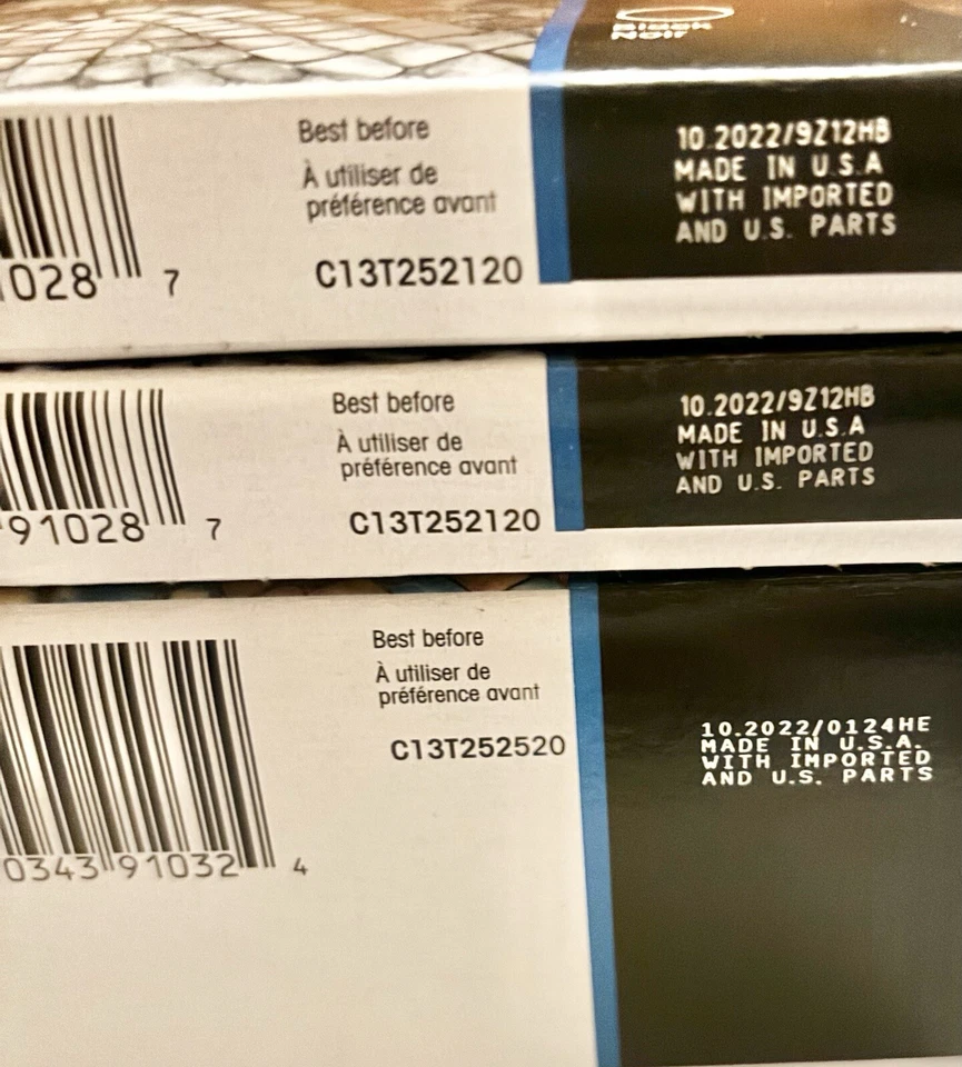 Genuine Epson 252 Black And Tri-color  - Image 2 of 3