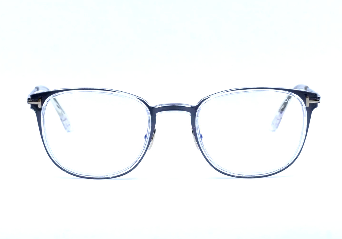New TOM FORD Eyeglasses TF 5694-B 001 52-22 145 Black Titanium 