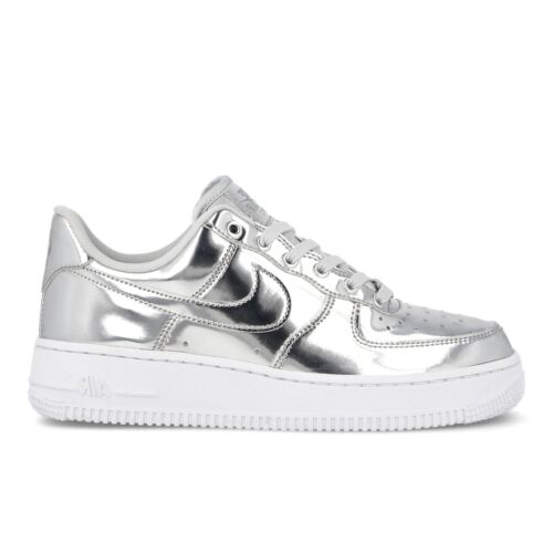 Women's Nike Air Force 1 SP Liquid Metal Pack Metallic Silver Fashion  CQ6566 001 | eBay