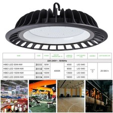 UFO 50W 100W 150W 200W Hibay High Low bay Warehouse Industrial Light IP65 Hi Bay