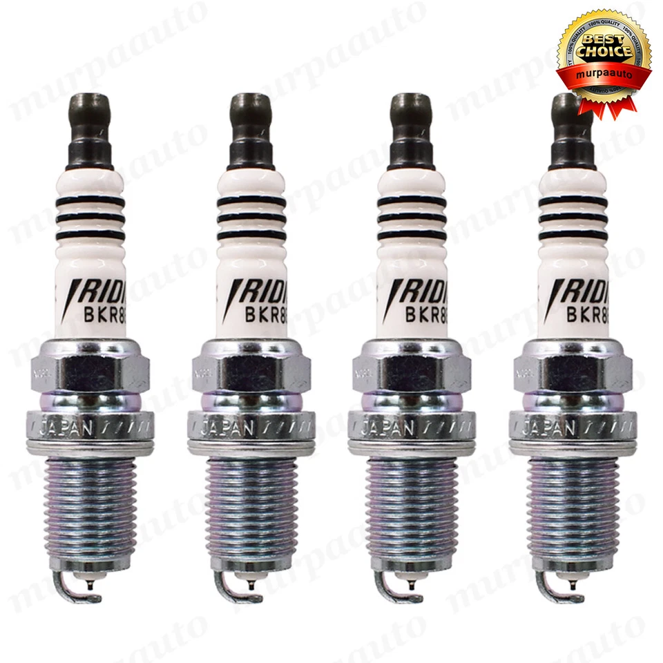 4 PIEZAS Nuevas Bujías de Iridio BKR8EIX 2668 NGK Carreras Frías EE. UU. Foto 3 de 4