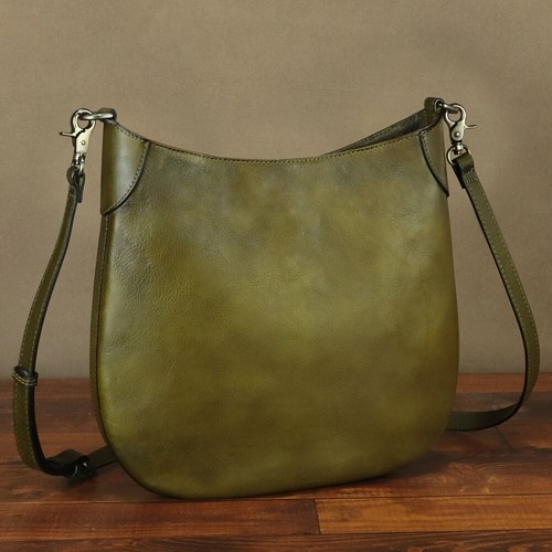 Genuine Leather Purses for Women Vintage Shoulder Bag Crossbody Tote Bag Satchel - Picture 14 of 14