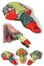 Deluxe Duck Clicker Tin Toy Noise Clicking